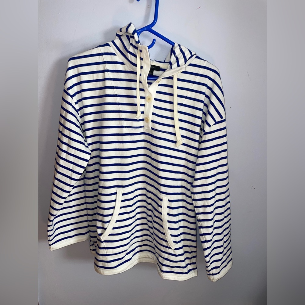 J.Crew Mariner Style Hooded Cotton Tunic